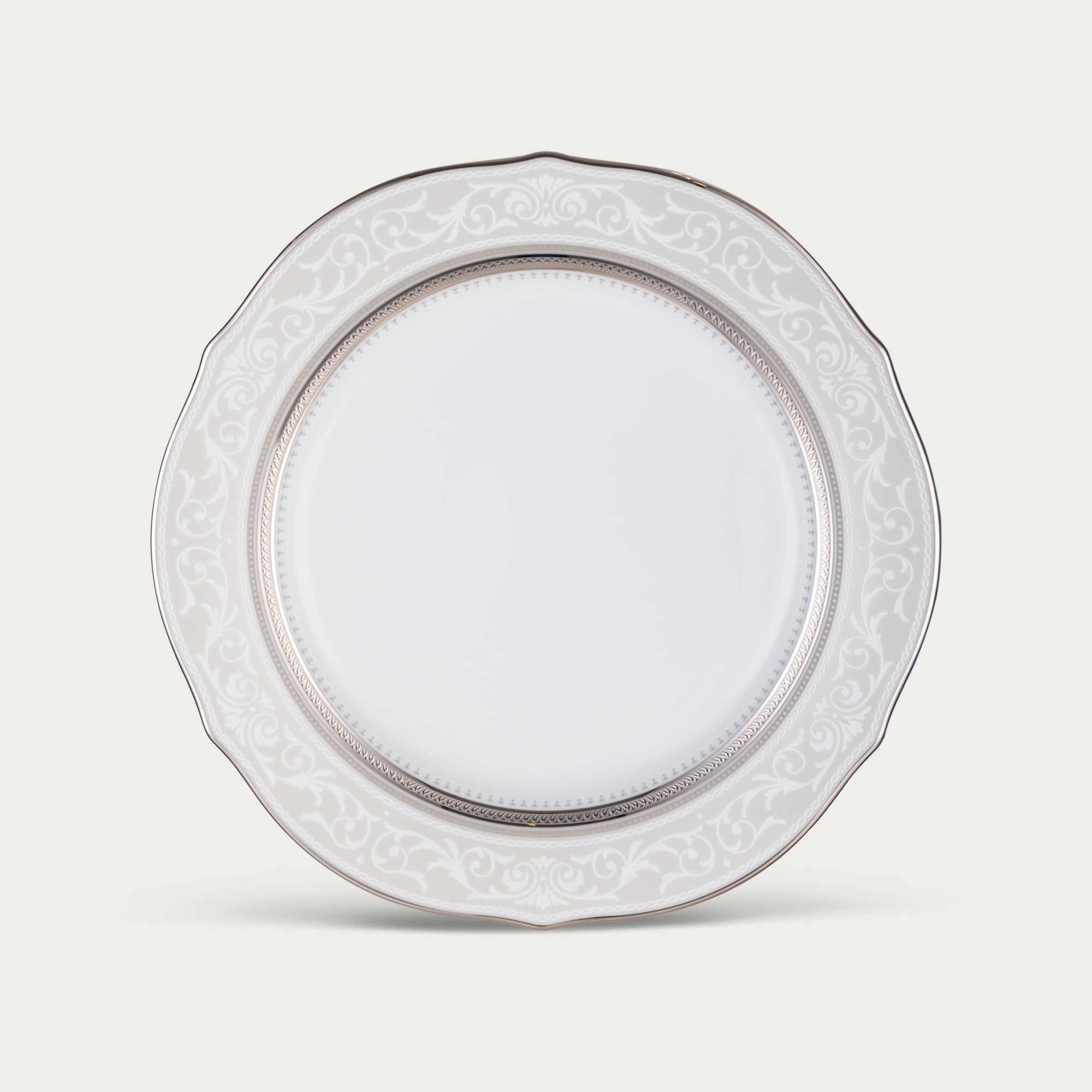  Đĩa tròn cỡ vừa (loại đặc biệt) đường kính 23cm sứ trắng | Glendonald Platinum 1713L - 91310 