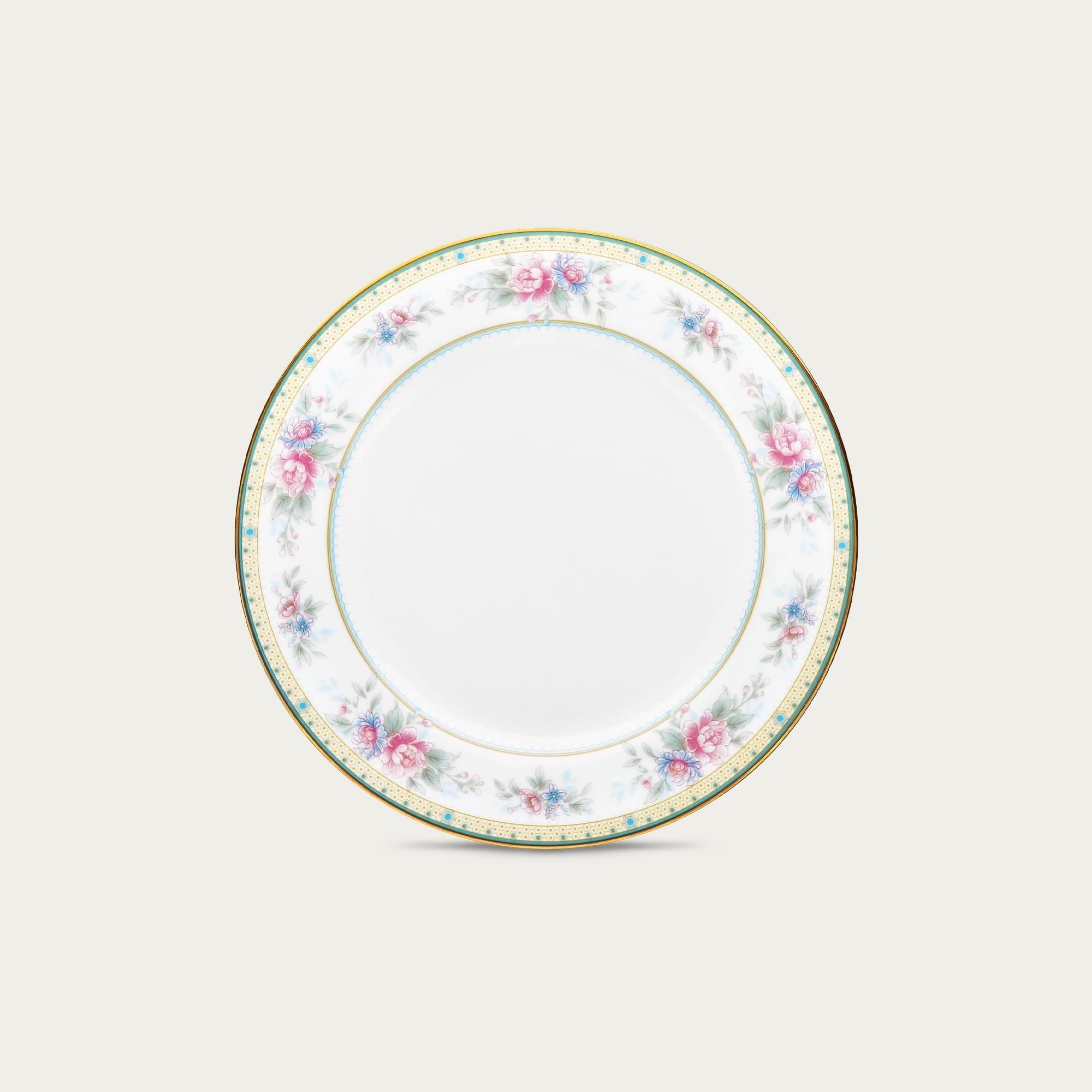  Đĩa tròn cỡ nhỏ đường kính 16,2cm sứ trắng | Flourishing Meadow M-677L - 91312 