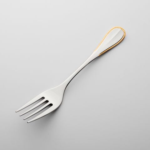  Nĩa (dĩa) Dessert mạ vàng dùng cho món chính & món tráng miệng dài 182mm | Yamaco Elegance G/A ELA - 10 