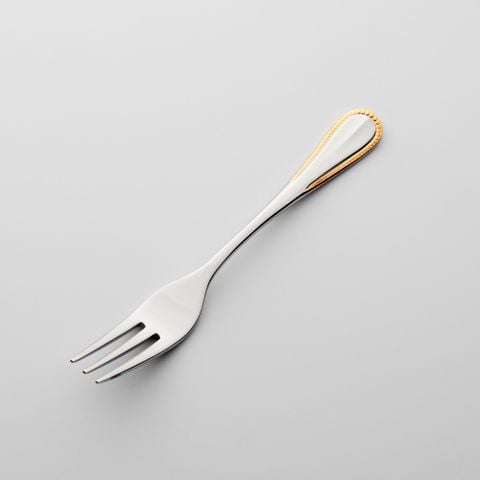  Nĩa (dĩa) ăn bánh & trái cây mạ vàng dài 119mm | Yamaco Elegance G/A ELA - 26 