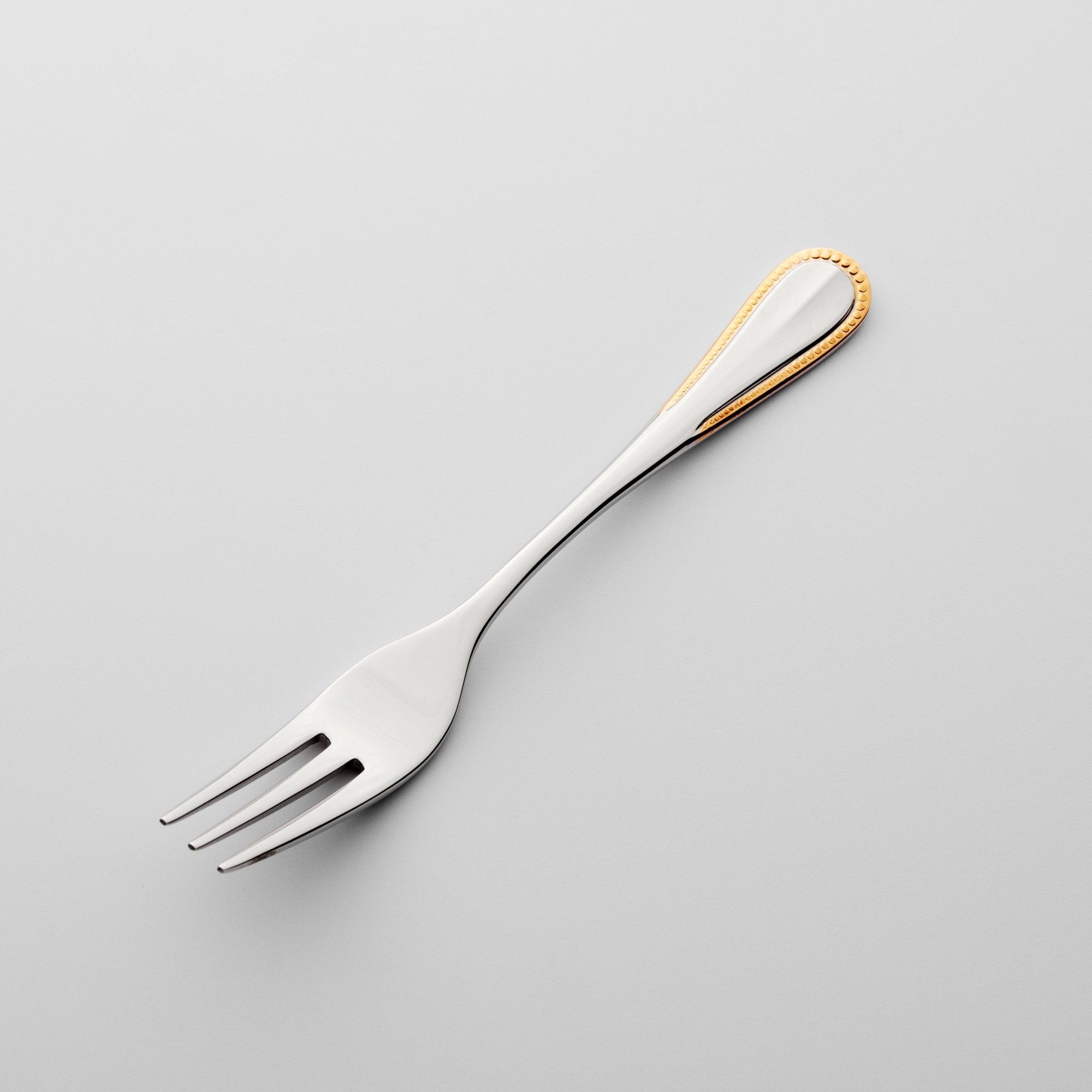  Nĩa (dĩa) ăn bánh & trái cây mạ vàng dài 119mm | Yamaco Elegance G/A ELA - 26 