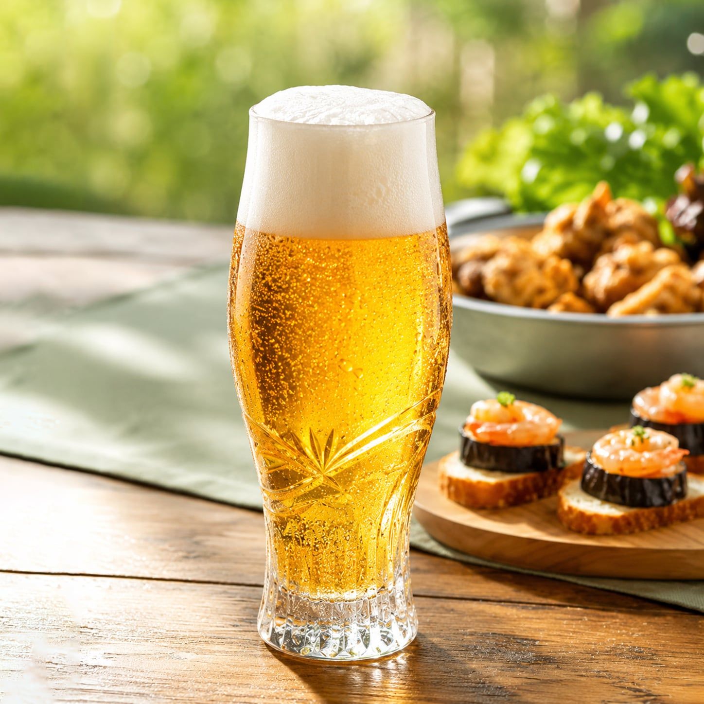  Ly (cốc) pha lê uống bia (beer glass) 'En' dung tích 420ml | Kagami T773 - 2999 