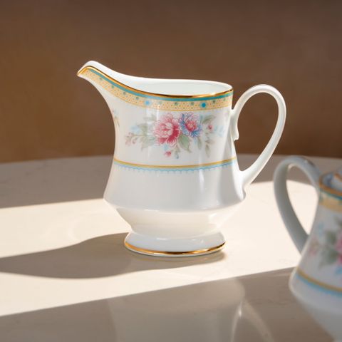  Bình (hũ) đựng sữa dung tích 260ml sứ trắng | Flourishing Meadow M-677L - 91128 