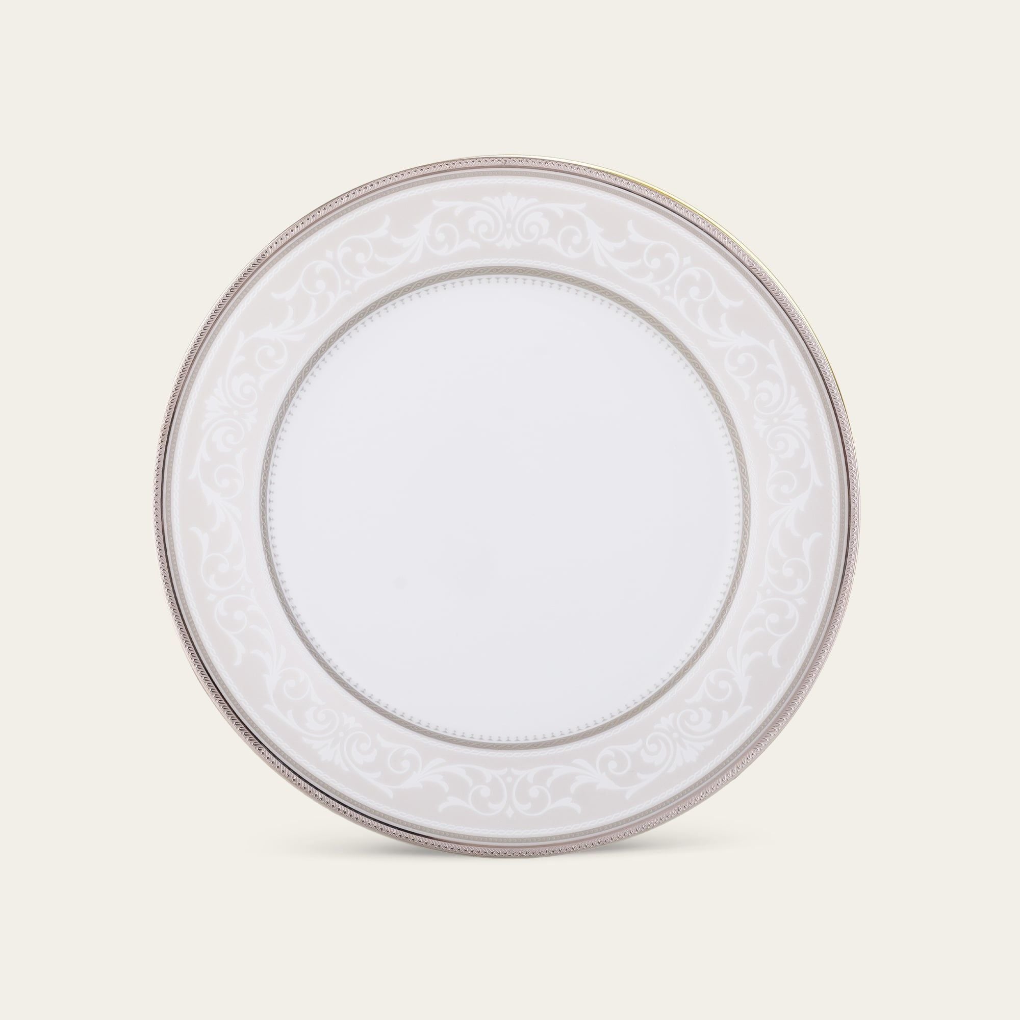  Đĩa tròn cỡ vừa đường kính 21,1cm sứ trắng | Glendonald Platinum 1713L - 91311 