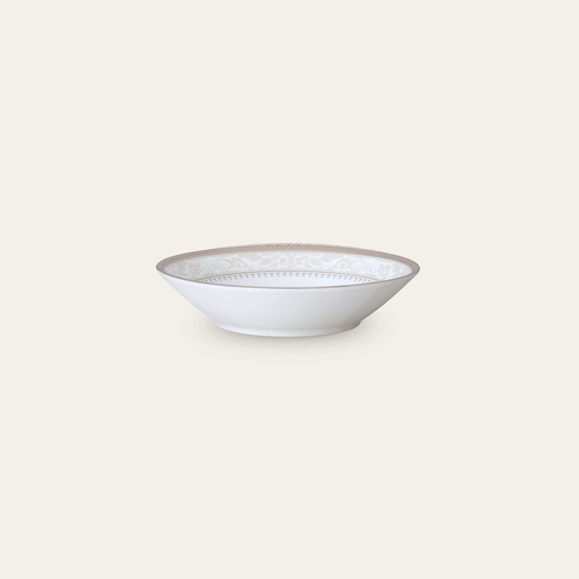 Đĩa tròn 9,8cm đựng nước chấm, gia vị sứ trắng | Glendonald Platinum 1713L - 91419 