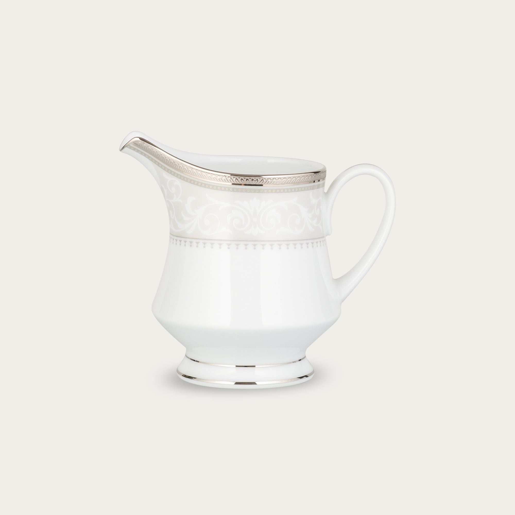  Bình (hũ) đựng sữa dung tích 260ml sứ trắng | Glendonald Platinum 1713L - 91128 