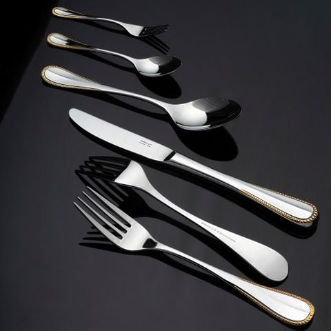  Bộ dao muỗng nĩa (dao thìa dĩa) 25 món mạ vàng cho 5 người | Yamaco Elegance G/A ELAS - 25 