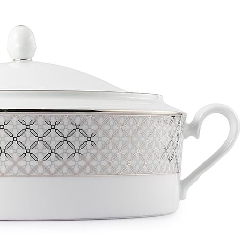  Âu cơm (thố cơm) có nắp dung tích 1.720ml sứ trắng | City Table 1788L - 91029 