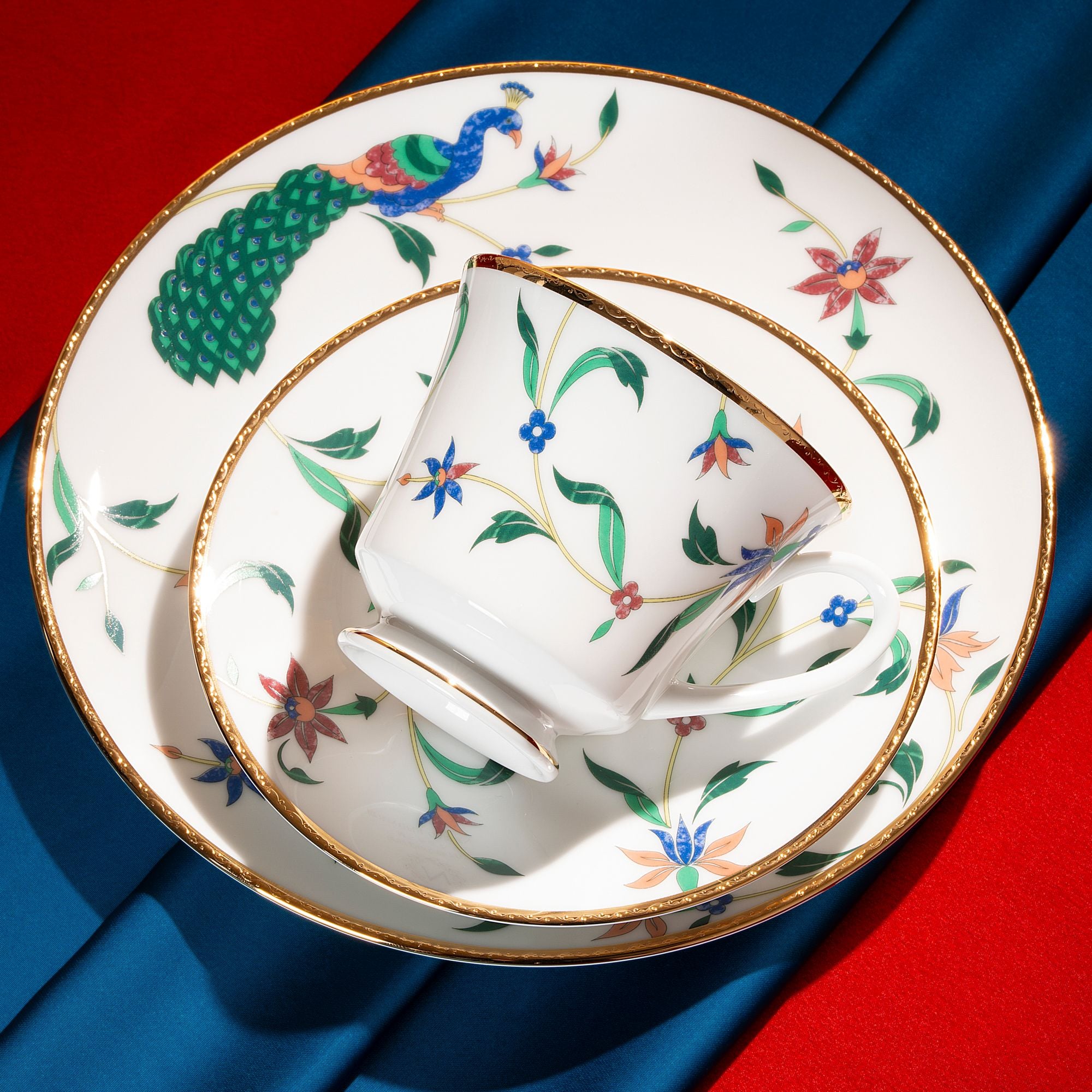  Đĩa tròn coupe cỡ vừa đường kính 21,2cm sứ trắng | Bountiful Garden M-667L - 91811 