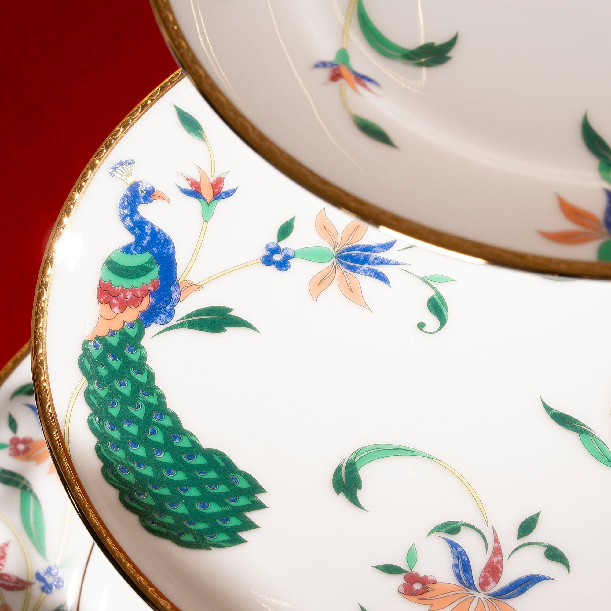  Đĩa tròn coupe cỡ vừa đường kính 21,2cm sứ trắng | Bountiful Garden M-667L - 91811 