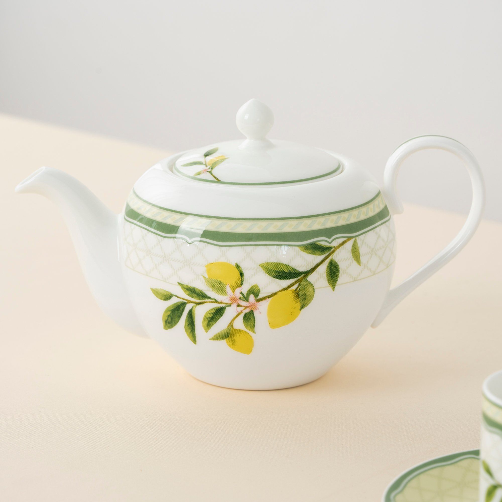  Bộ ấm chén uống trà nhỏ (ấm 650ml, chén 90ml) 13 món sứ xương | Sorrento Breeze 4990L - T014S 