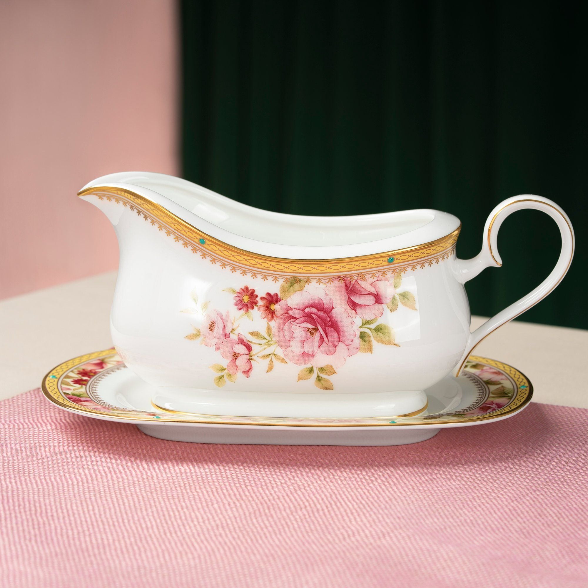  Bộ đĩa ăn kiểu Âu 22 món (cho 6 người) sứ xương | Hertford 4861L - D024AN 