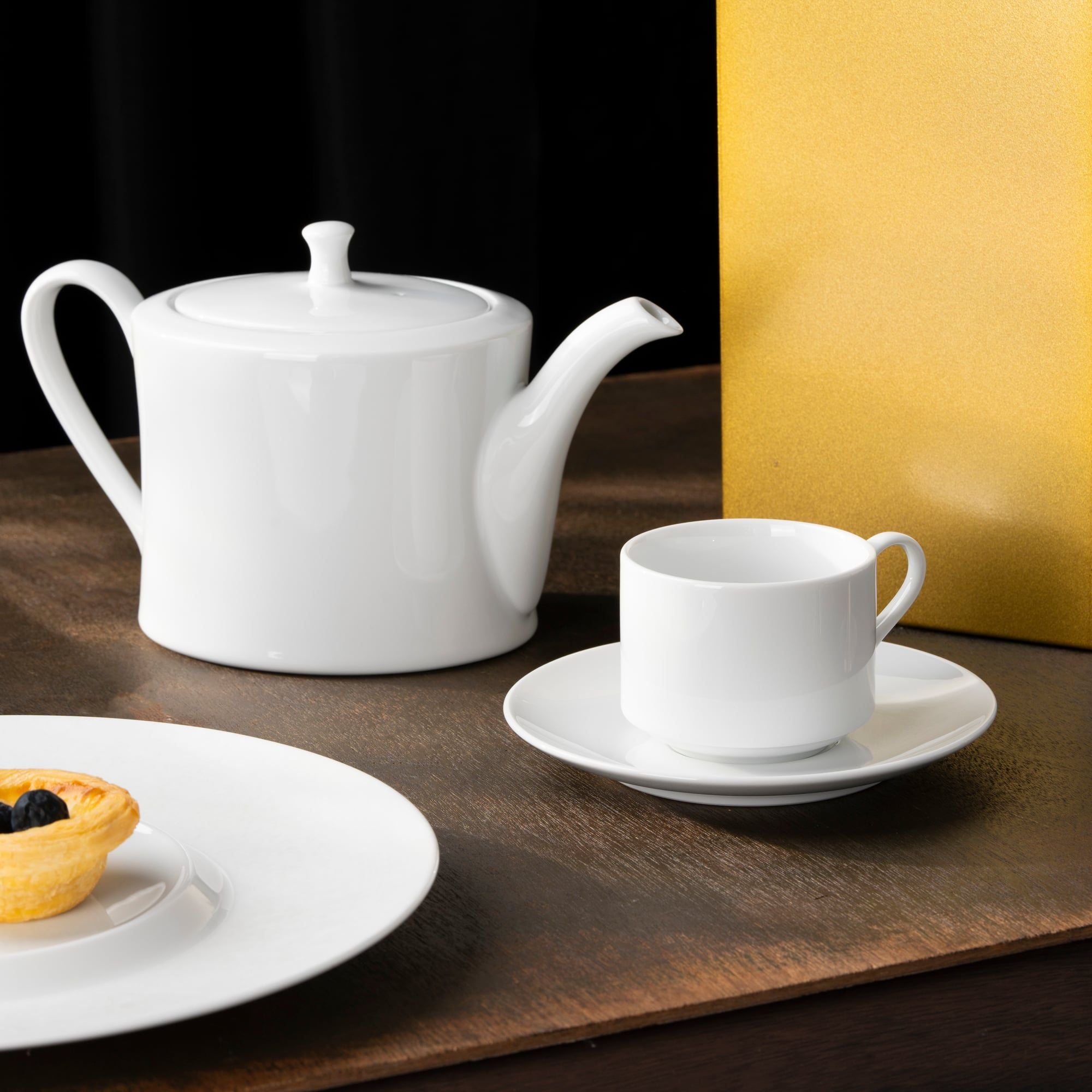  Ấm trà (bình trà) dung tích 1.075ml sứ trắng | Art Stage 1609L - 91124 