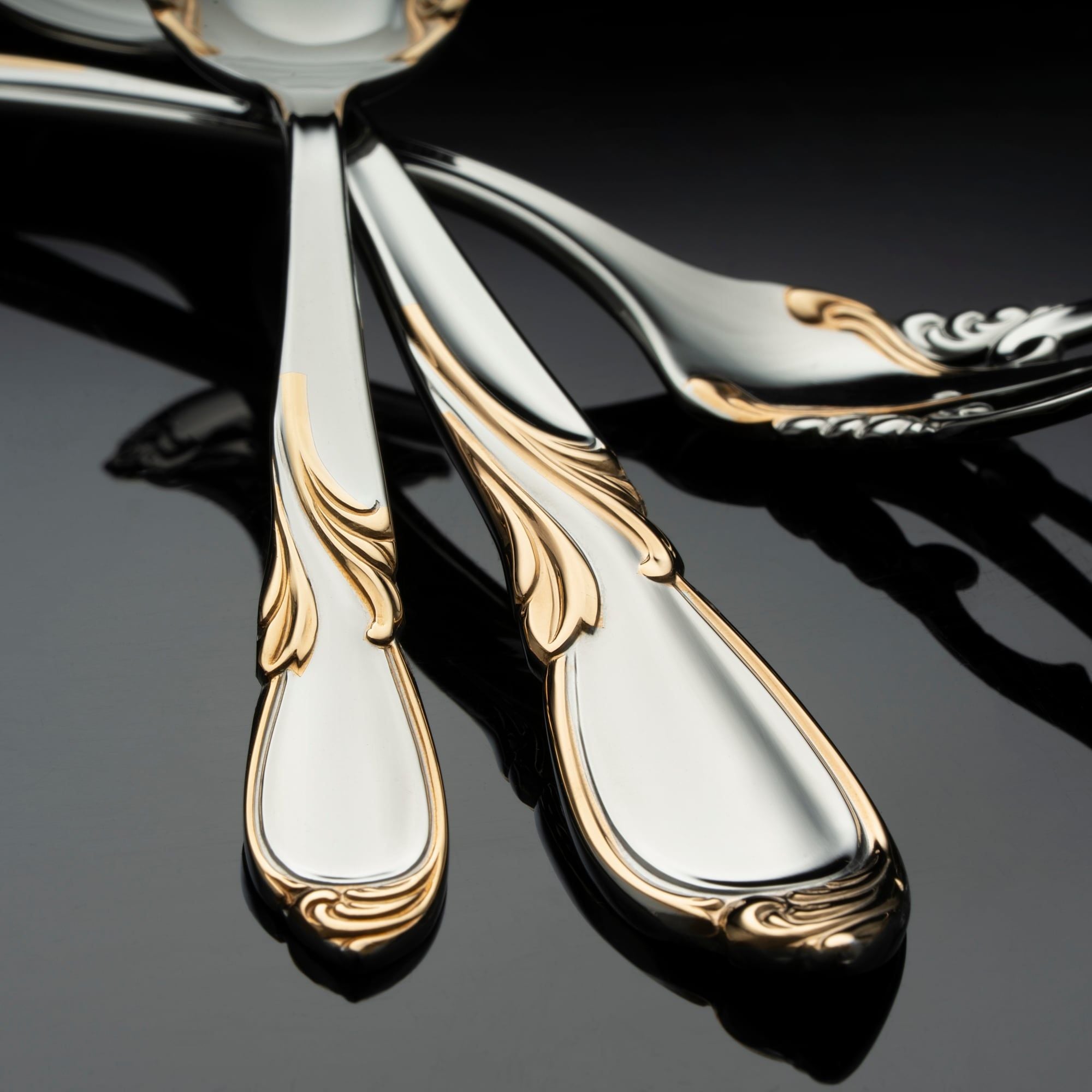  Bộ dao muỗng nĩa (dao thìa dĩa) 25 món mạ vàng dành cho 5 người | Yamazaki Cache G/A YCAAS-25 