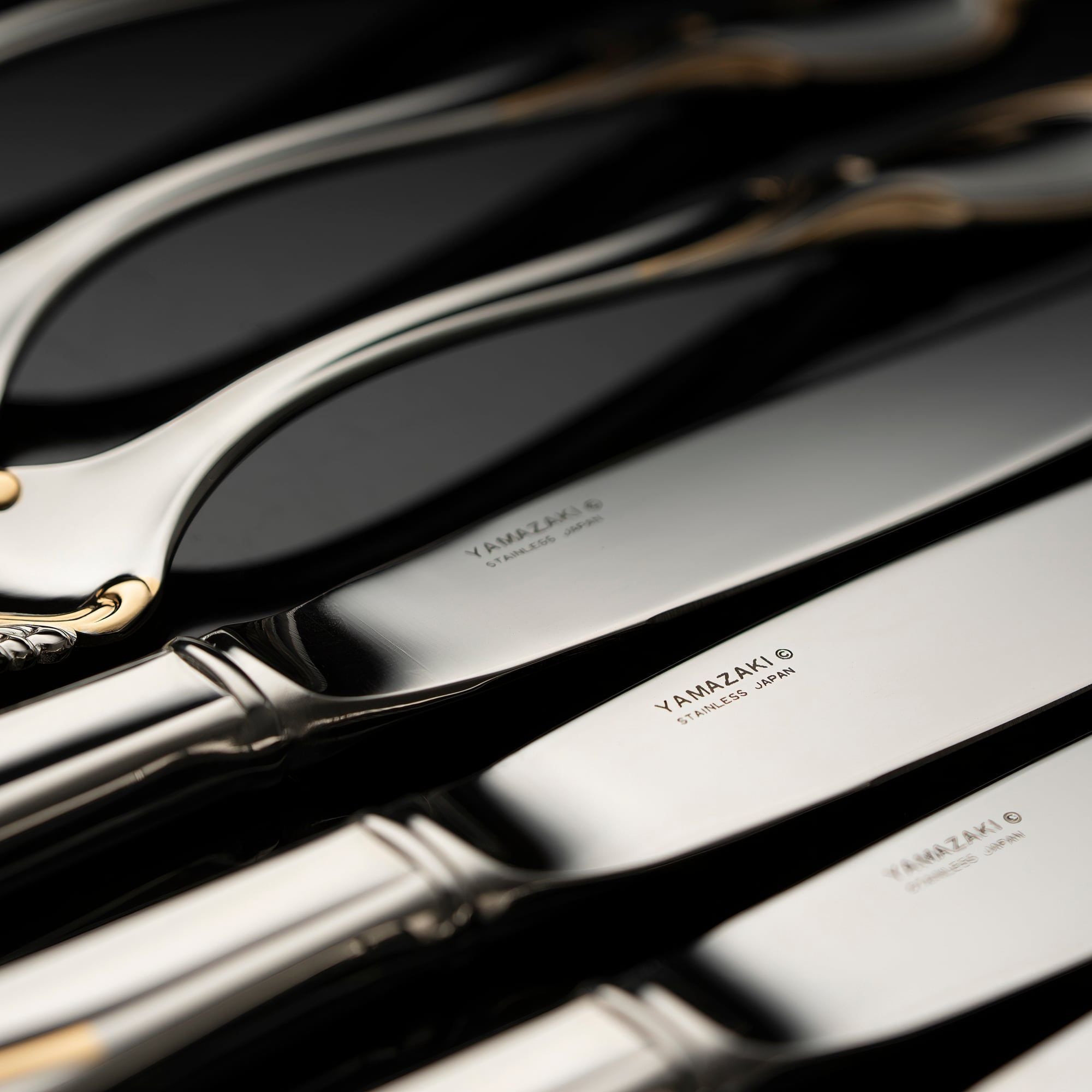  Bộ dao muỗng nĩa (dao thìa dĩa) 25 món mạ vàng dành cho 5 người | Yamazaki Cache G/A YCAAS-25 