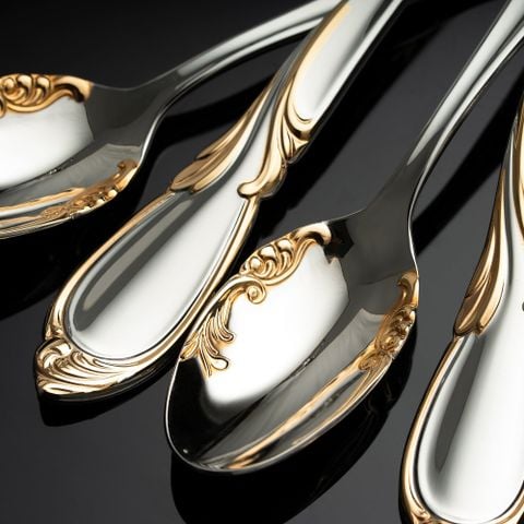  Bộ dao muỗng nĩa (dao thìa dĩa) 25 món mạ vàng dành cho 5 người | Yamazaki Cache G/A YCAAS-25 