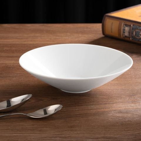  Bát (tô) đa năng 19,9cm dung tích 660ml đựng soup, đồ chiên xào sứ trắng | N4 1628L - 05502A 