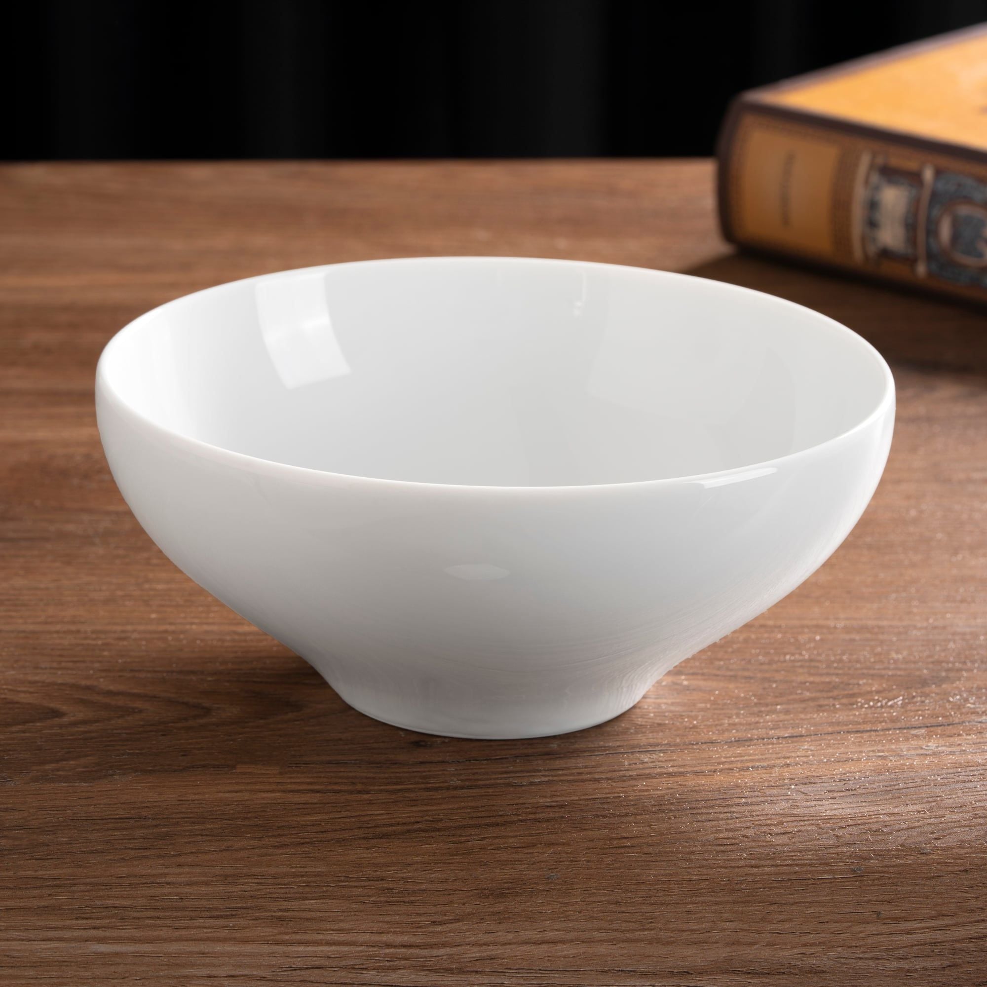  Bát mỳ (tô mỳ) đường kính 19cm dung tích 1.195ml sứ trắng | N4 1628T - 05510T 