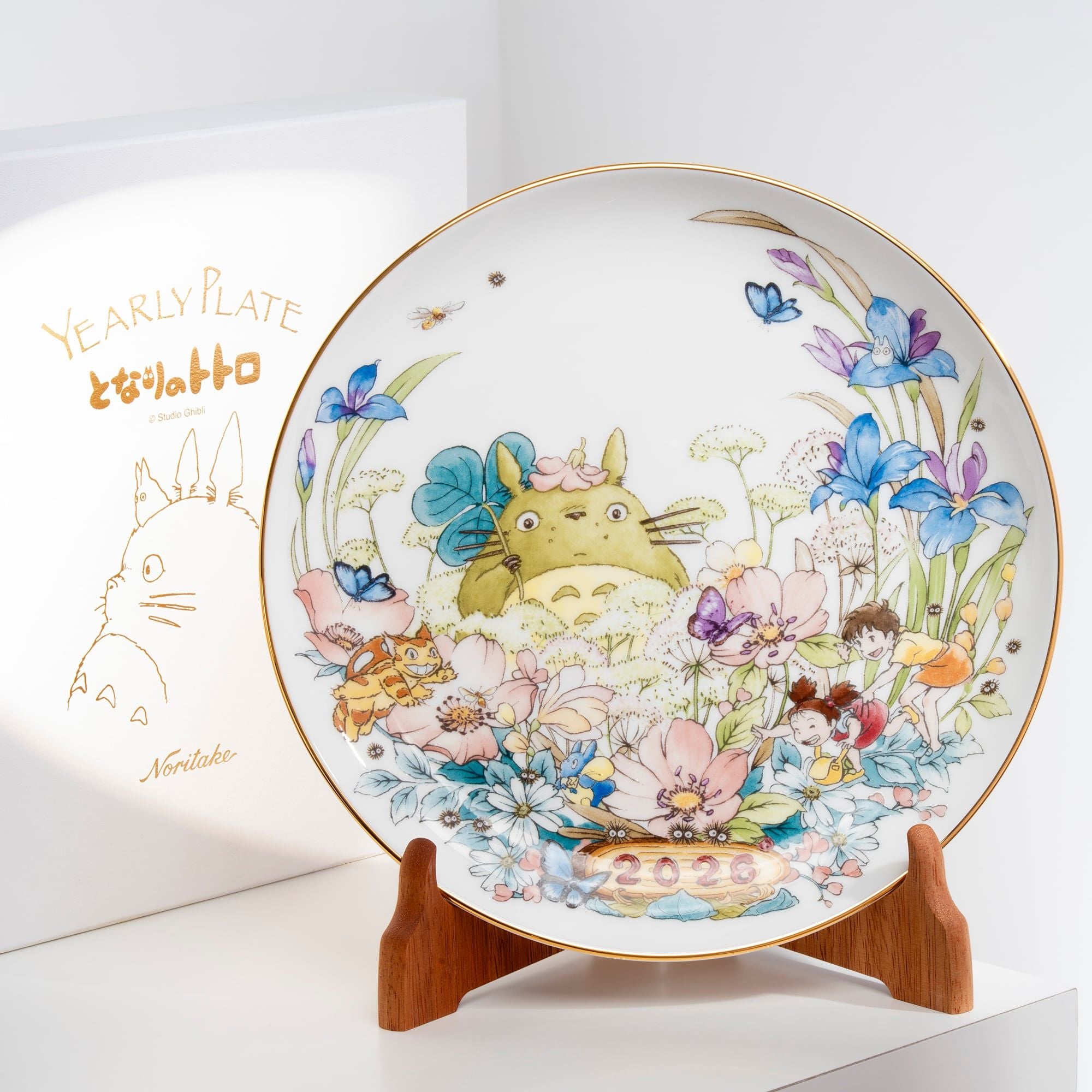  Đĩa tròn cỡ vừa Coupe đường kính 23,2cm sứ xương phiên bản 2026 | Totoro N-488L - Y50116A 