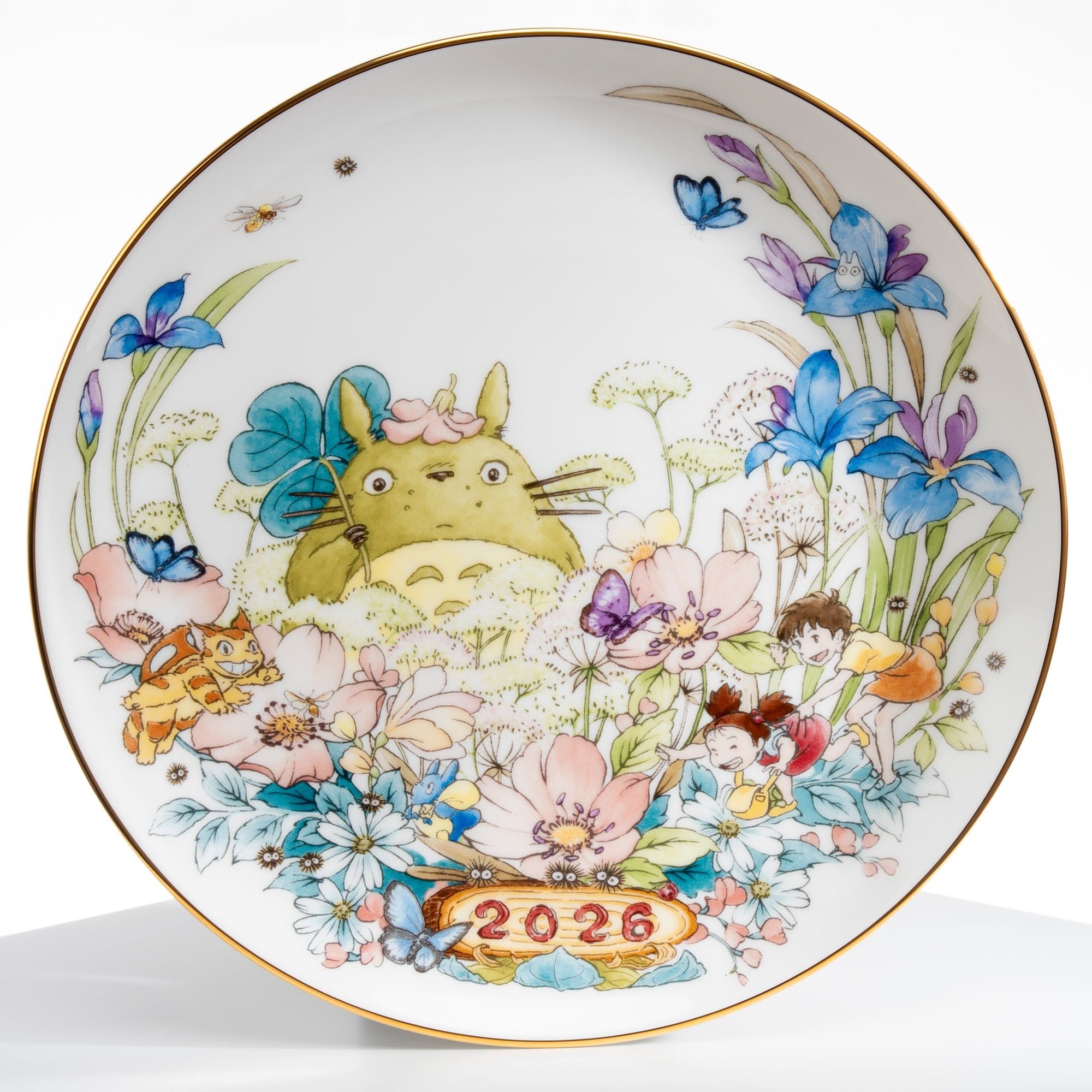  Đĩa tròn cỡ vừa Coupe đường kính 23,2cm sứ xương phiên bản 2026 | Totoro N-488L - Y50116A 