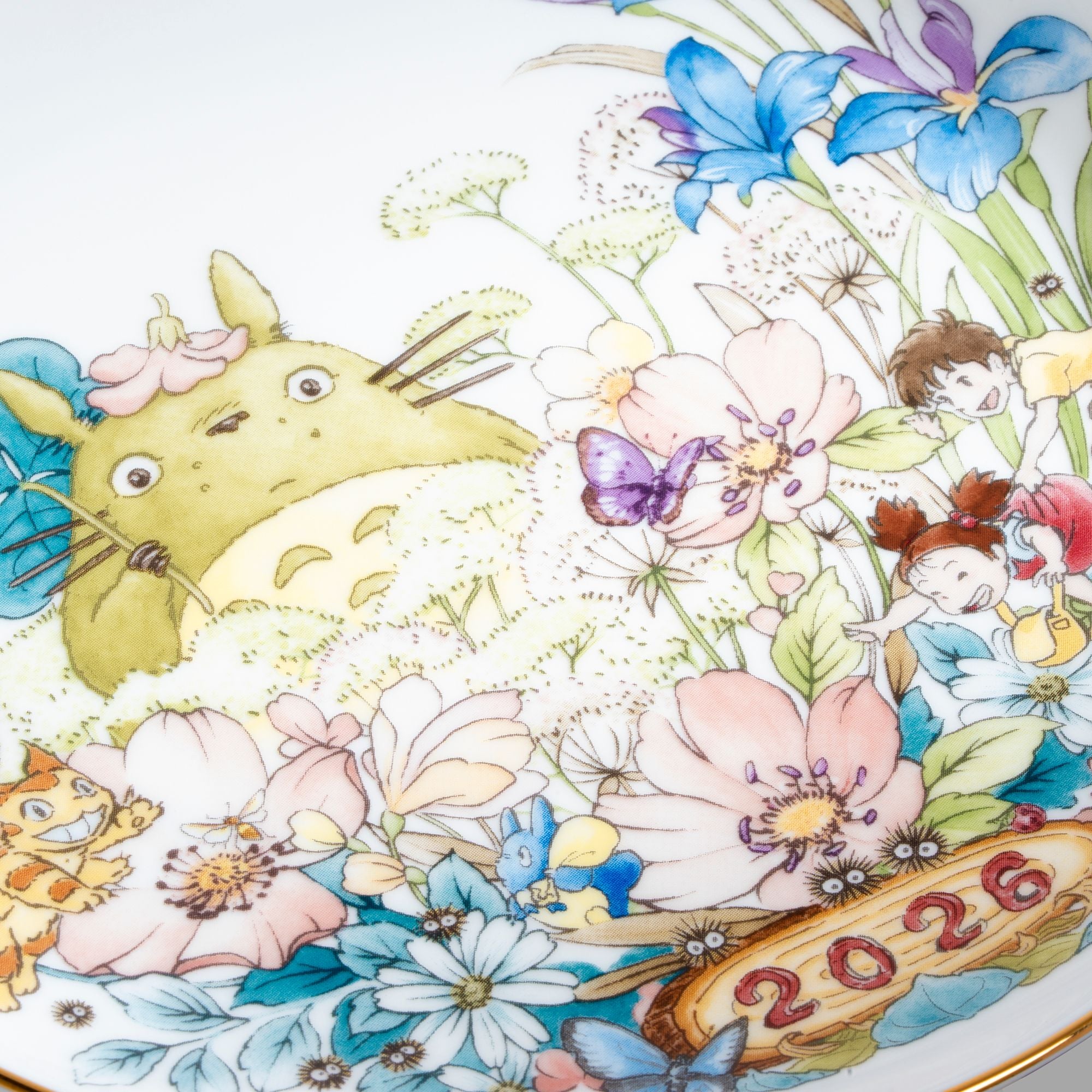  Đĩa tròn cỡ vừa Coupe đường kính 23,2cm sứ xương phiên bản 2026 | Totoro N-488L - Y50116A 