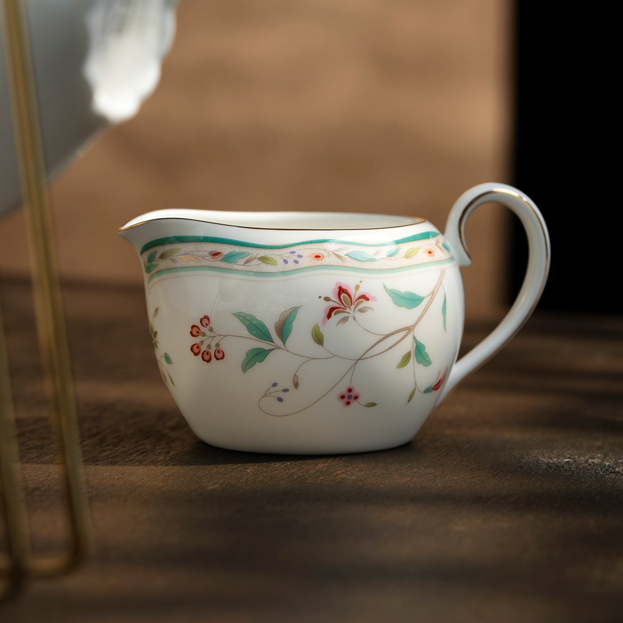  Bộ ấm chén uống trà (ấm 960ml, chén 180ml) 15 món sứ xương | Hana Sarasa 4409L - T017L 