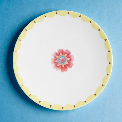  Đĩa tròn coupe cỡ vừa đường kính 23cm sứ xương | Reverie Garden 4997L - 97510 
