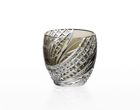  Ly pha lê sake Edo Kiriko “Fish scales strip