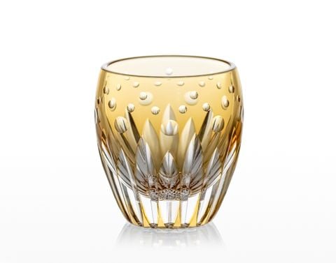  Ly pha lê rock glass Edo Kiriko 