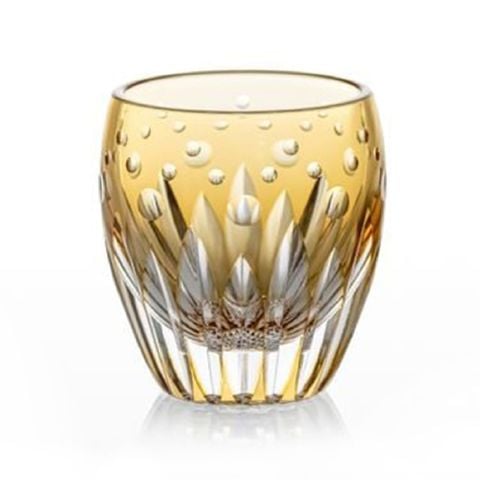  Ly pha lê rock glass Edo Kiriko 