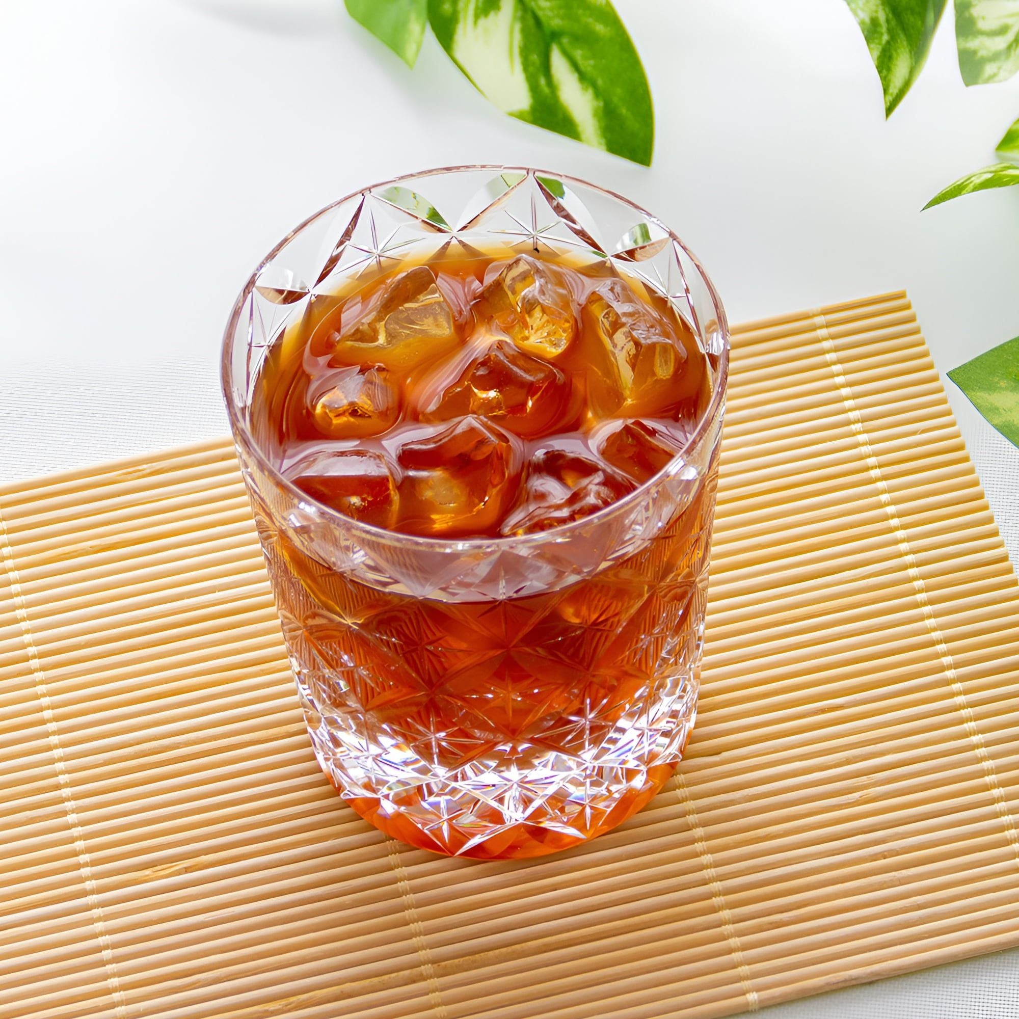  Ly pha lê rock glass họa tiết Edo Kiriko 'Shippo' 250ml được chế tác bởi nghệ nhân Satoshi Nabeya | Kagami Crystal T748 - 2834 