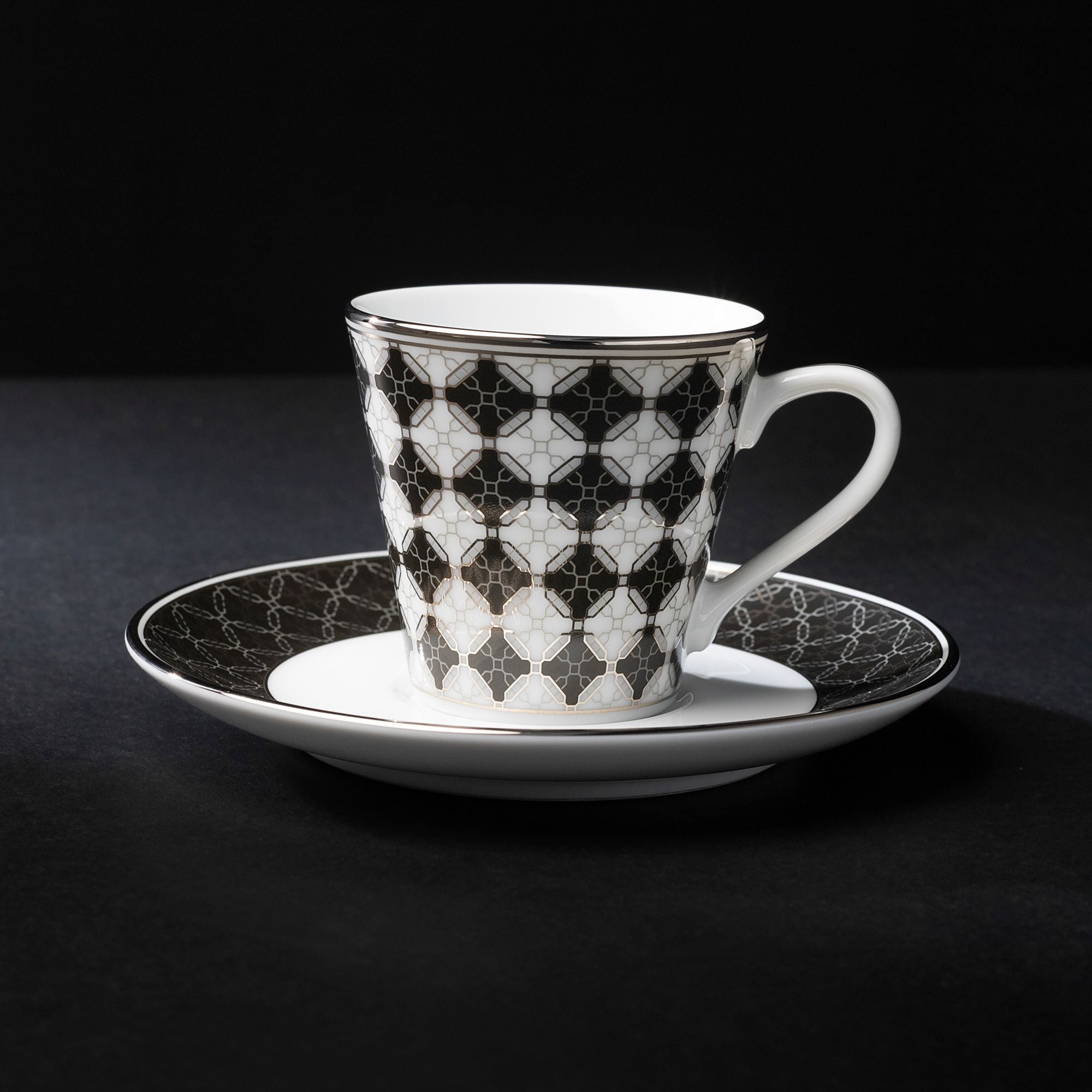  Bộ ấm chén uống trà nhỏ (ấm 630ml, chén 90ml) 13 món sứ trắng | City Table 1788L - T014S 