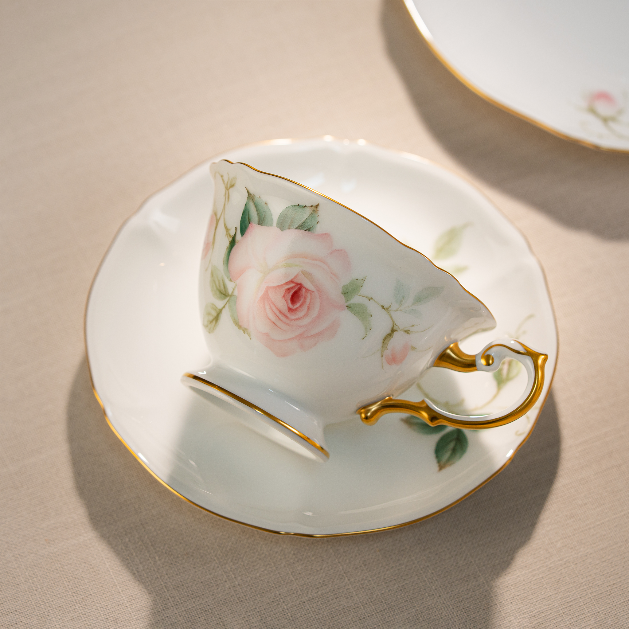  Bộ ấm chén uống trà 23 món sứ Nhật cao cấp | Fairy Rose 5701 - 70MJY 