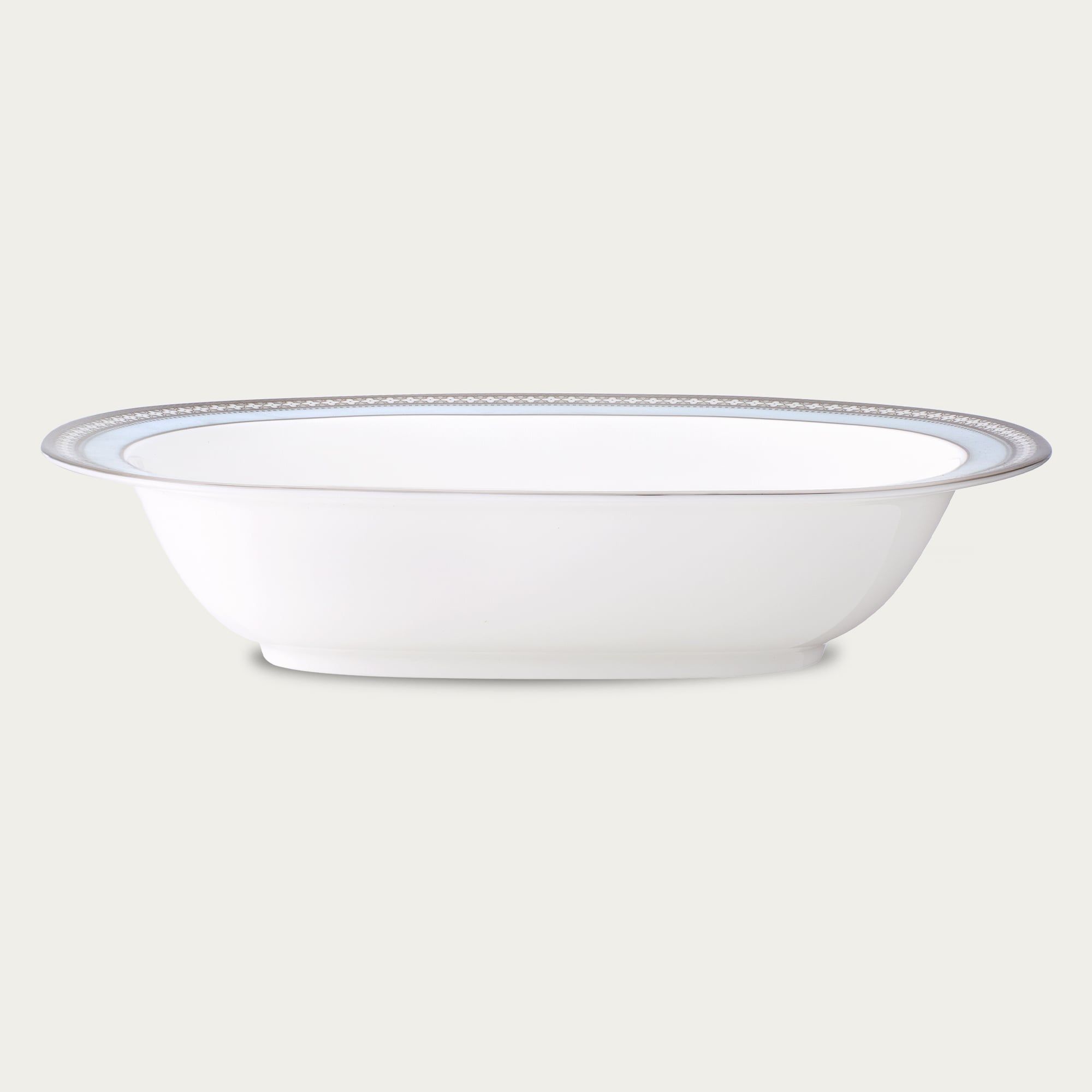  Bát canh (tô canh) oval 26,8cm dung tích 840ml sứ xương | Trefolio Platinum 4957L - 97238 