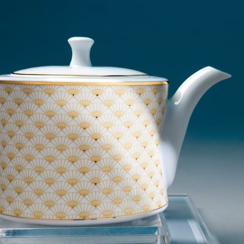  Ấm trà (bình trà) nhỏ dung tích 630ml sứ trắng | Trocadero Gold 1787L - 91133 