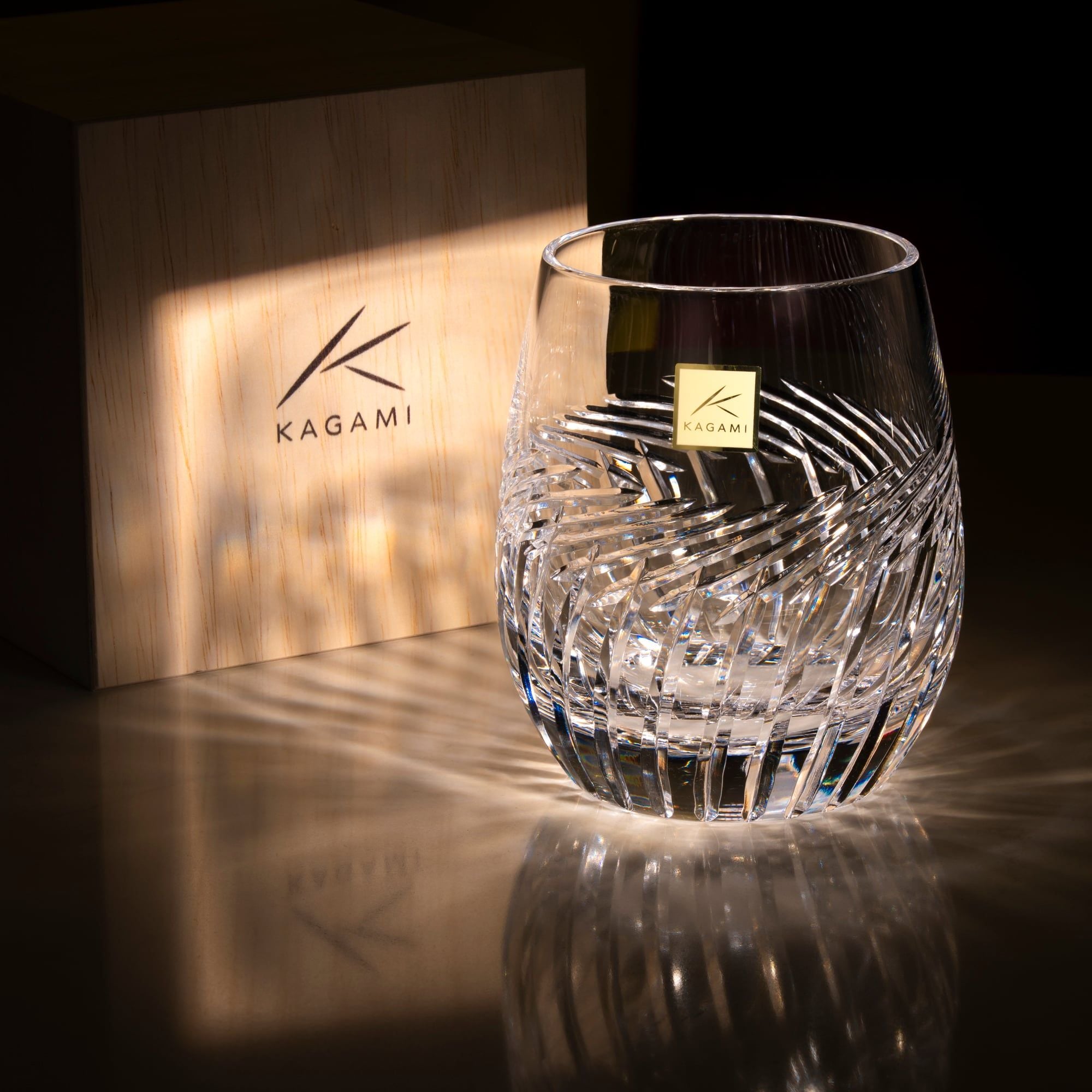  Ly pha lê rock glass 'Wheat Field' dung tích 250ml | Kagami Crystal T741 - 2807 