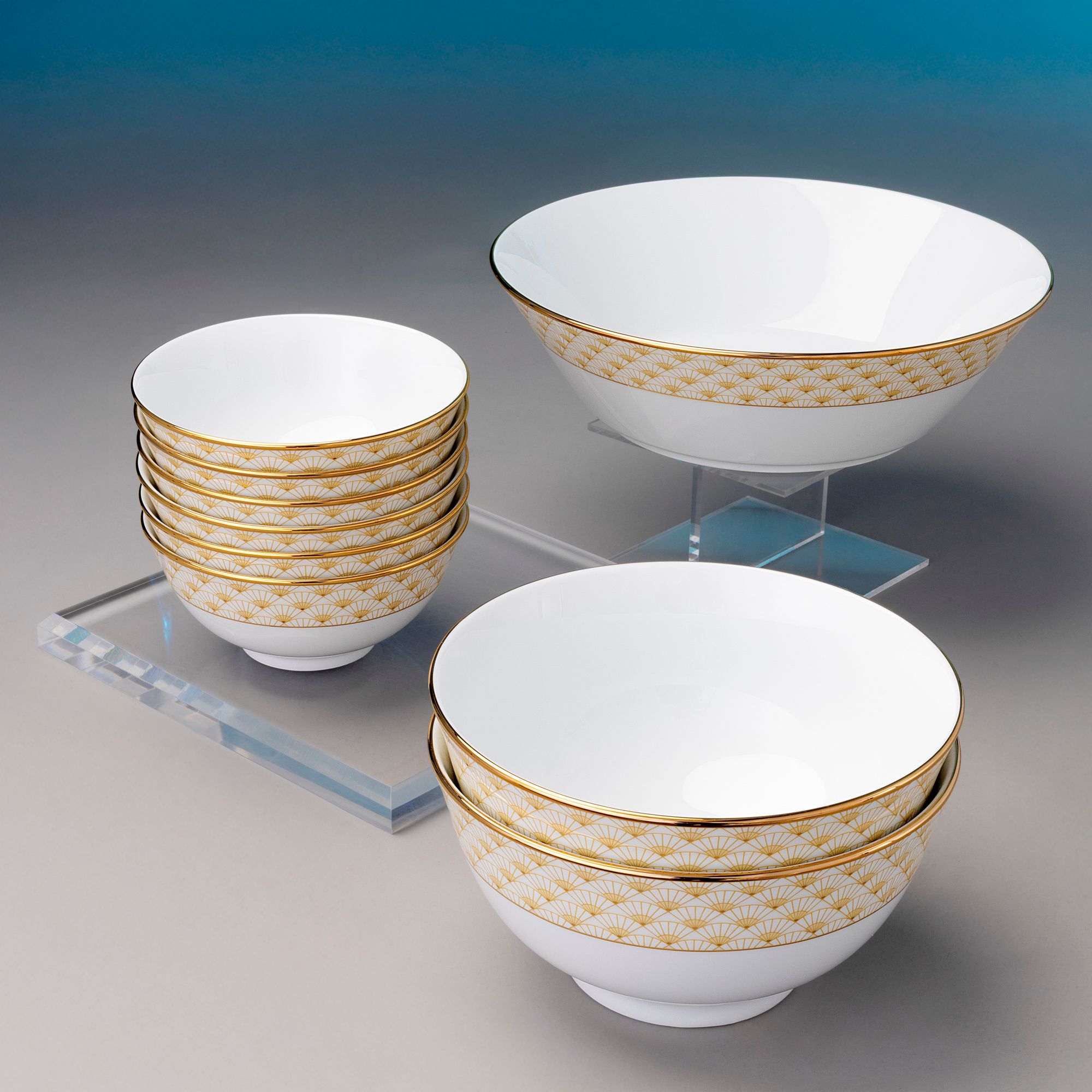  Bát mỳ (tô mỳ) đường kính 16,2cm dung tích 850ml sứ trắng | Trocadero Gold 1787L - 91895 