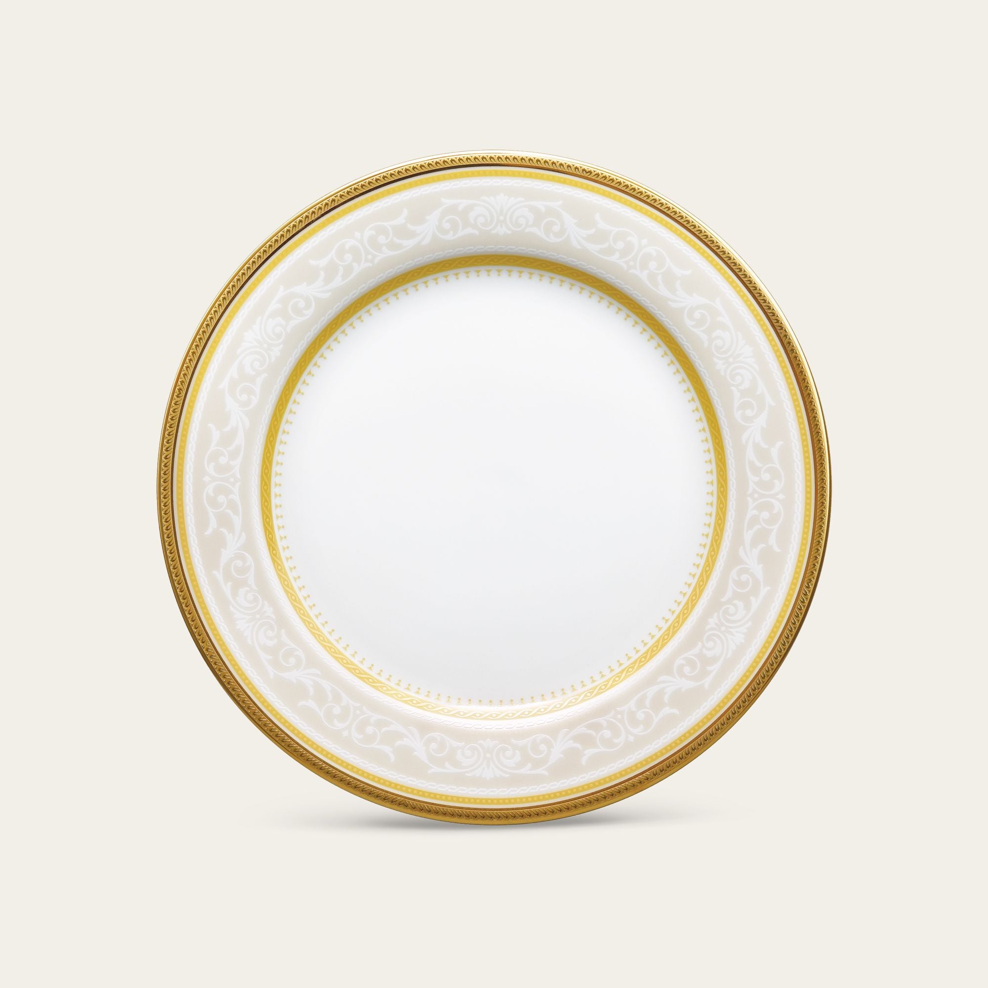  Đĩa tròn cỡ vừa đường kính 21,1cm sứ trắng | Glendonald Gold 1712L - 91311 