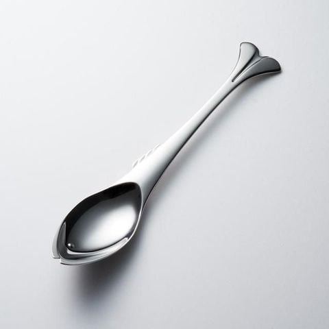  Muỗng (thìa) Dessert hình cá dùng cho món chính & món tráng miệng dài 183mm | Yamazaki Gone Fishin YOG - 11 