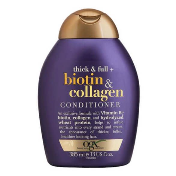 OGX_Dầu Xả Làm Dày Tóc Thick & Full + Biotin & Collagen Conditioner 385ml