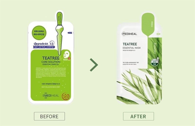 MEDIHEAL_Mặt Nạ Tinh Chất Trà Xanh Làm Dịu Da Giảm Mụn 25ml