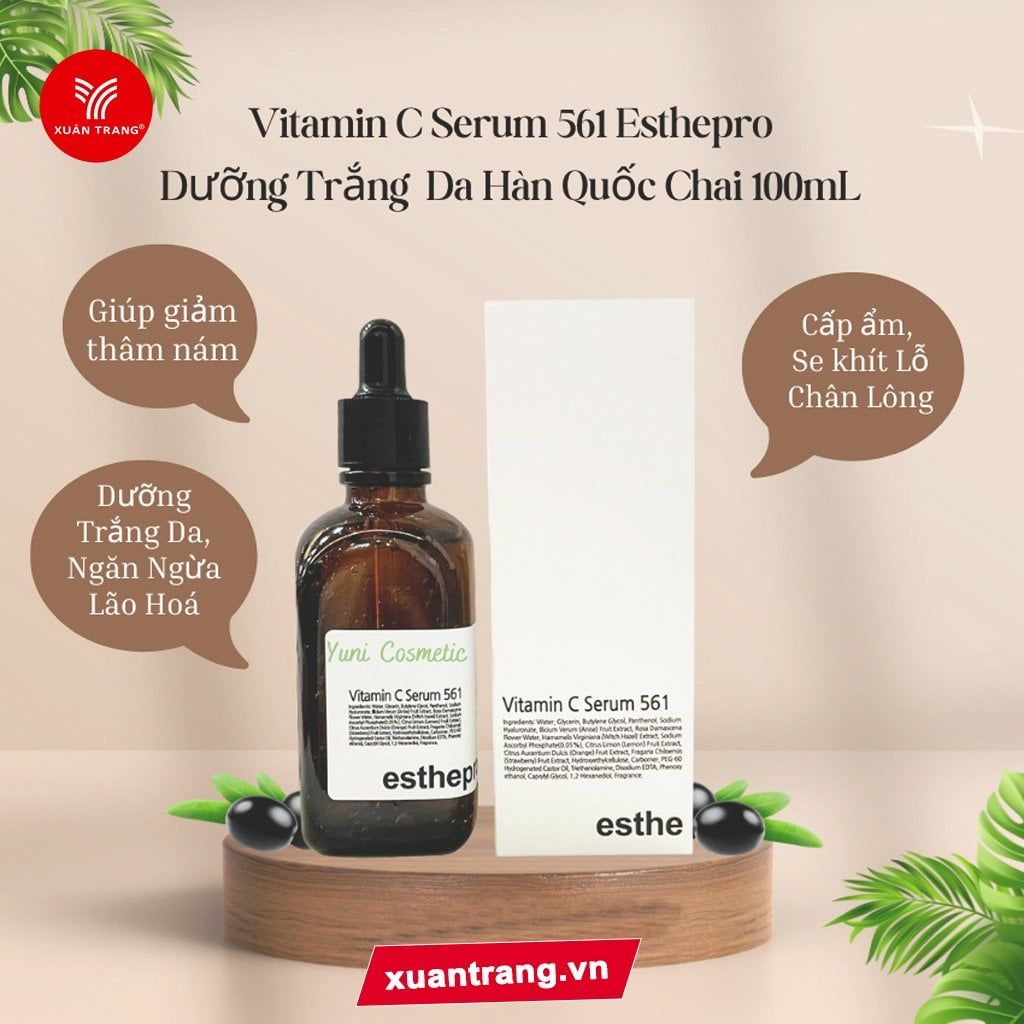 ESTHEPRO_Tinh Chất Trắng Da, Chống Lão Hóa Vitamin C Serum 561 100ml