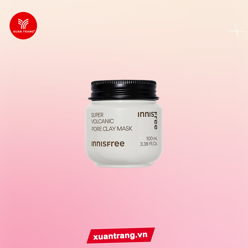 INNISFREE_Mặt Nạ Đất Sét Tro Núi Lửa Super Volcanic Pore Clay Mask 2x 100ml