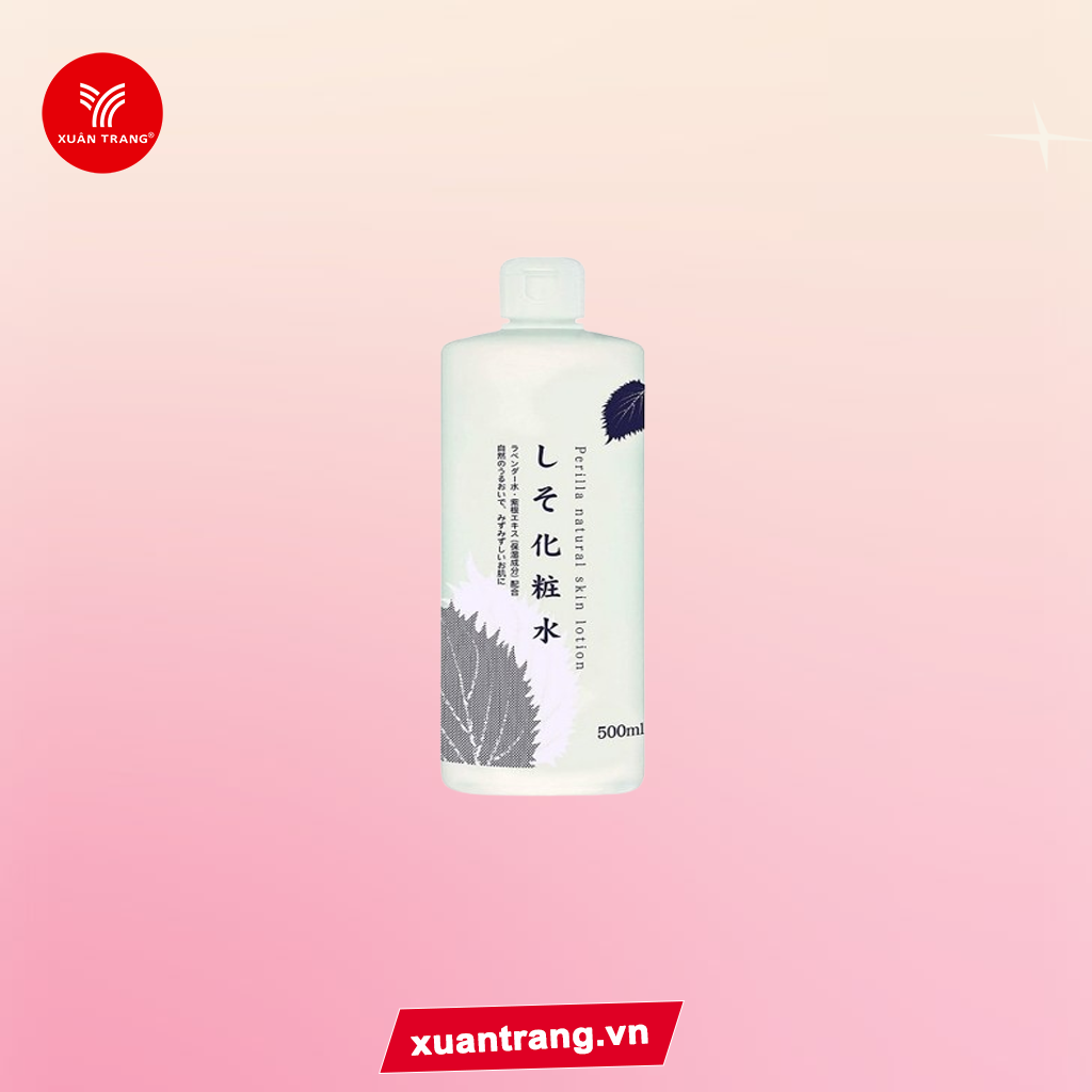 DOKUDAMI_Nước Hoa Hồng Tía Tô Perilla Natural Skin 500ml