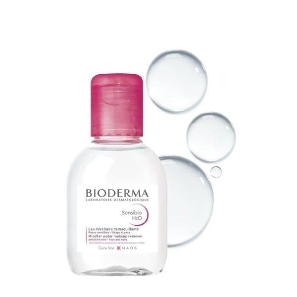 BIODERMA_Nước Tẩy Trang Dành Cho Da Nhạy Cảm Sensibio H2O 100Ml (Hồng)