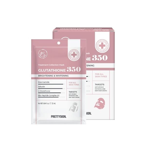PRETTYSKIN_Mặt Nạ Treatment Collection Mask Glutathione 350 25ml