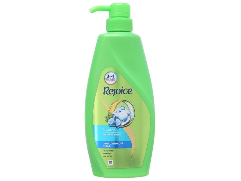 REJOICE_Dầu Gội 3in1 Sạch Gàu Tinh Dầu Bạc Hà 650g