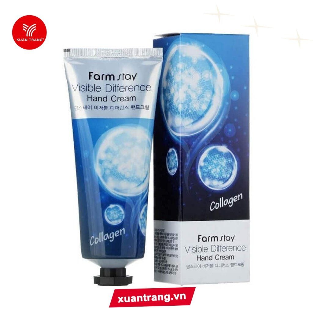 FARMSTAY_Kem Dưỡng Da Tay Tinh Chất Collagen Visible Difference Hand Cream 100g