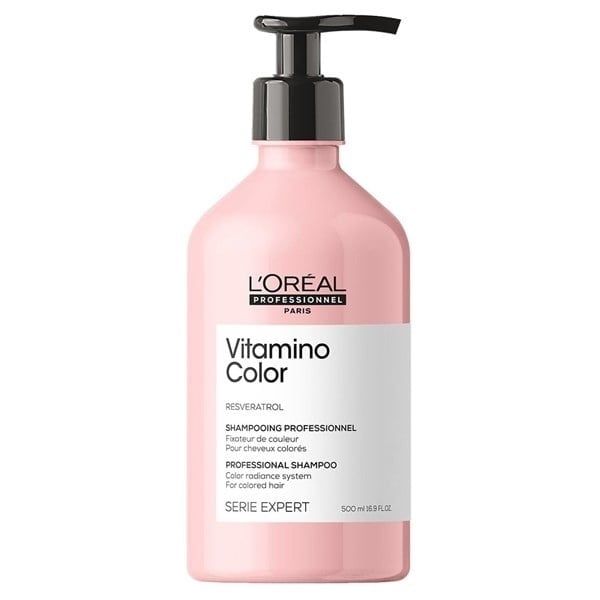 L'OREAL_Dầu Gội Giữ Màu Tóc Nhuộm Vitamino Color 500ml (Hồng)