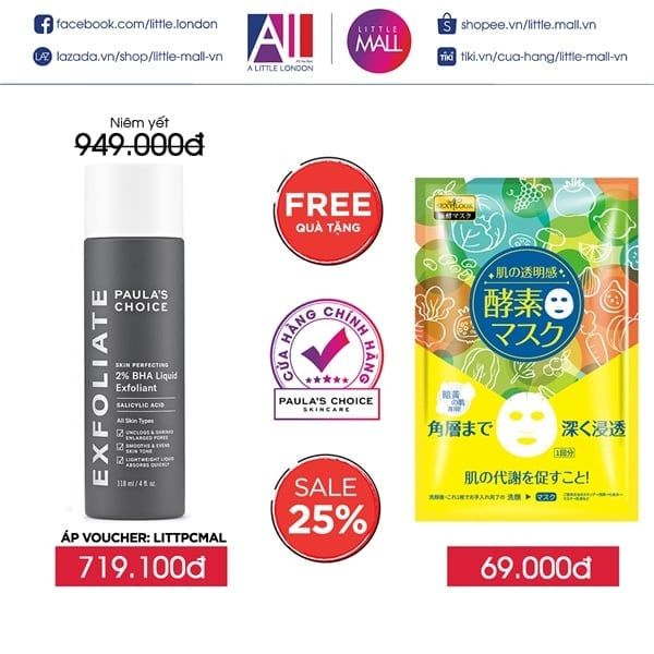 PAULA'S CHOICE_Tinh Chất Tẩy Tế Bào Chết Skin Perfecting 2% BHA Liquid Exfoliant 118ml